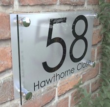LARGE HOUSE SIGN PLAQUE DOOR