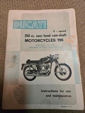 Ducati 250cc owner's manual