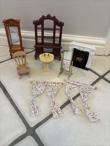 Doll house furniture - house,