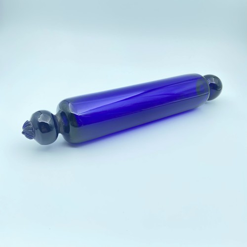 Thomas webb blue glass - thomas,