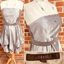 COAST Size 16 Silver Dress