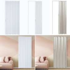 Plastic Folding Door Bifold Magnetic Accordion Concertina Divider Sliding Panel