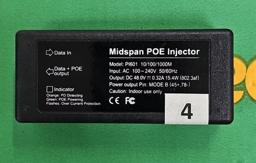 Midspan poe injector p1601 - poe,