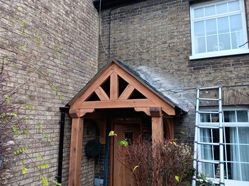 Solid oak porch kit bespoke - porch,