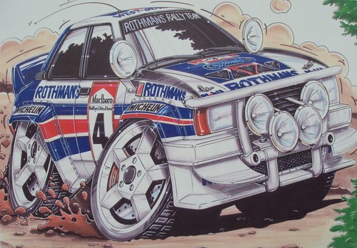 Ford rothmans rally - rally., classic