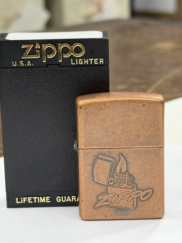 Zippo 1997 antique copper - zippo,