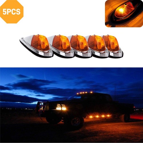 5pcs amber teardrop cab - amber,