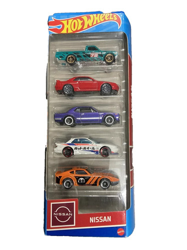 Hot wheels nissan 5 pack - hot,