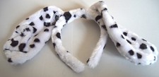NEW White Dalmation Floppy Dog Ears Aliceband Fashion Party Fancy Dress Book Day