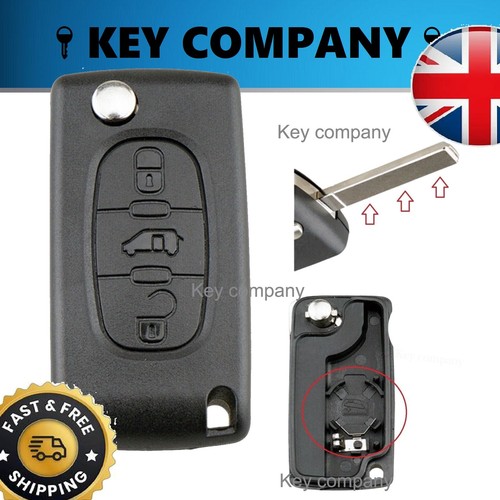 Van centre button flip key - van,