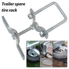 Trailer Spare Wheel Bracket Carrier Universal For Erde Daxara Clamp Holder Plate