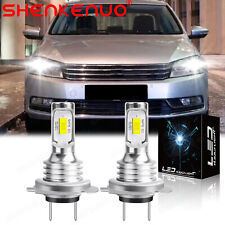 For VW Passat B7 2010-2014 2X H7 6000K White LED Headlight Bulbs Kit Low Beam