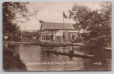 Boathouses and River Wey