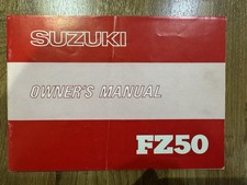 Suzuki FZ50 Original Owners Manual 1979