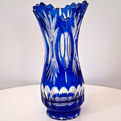 Vintage bohemian cobalt - cobalt, blue