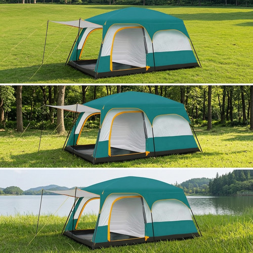 Family camping tent two - camping,