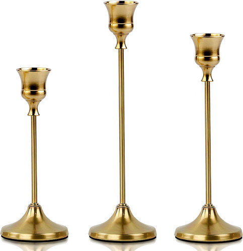 Pcs brass gold - gold, candle