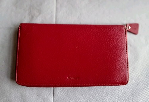 Filofax red finsbury slimline - filofax,