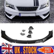 Golssy Front Bumper Lip Body Kit Spoiler For Seat Leon MK3 2013-20 MK3.5 2017-20