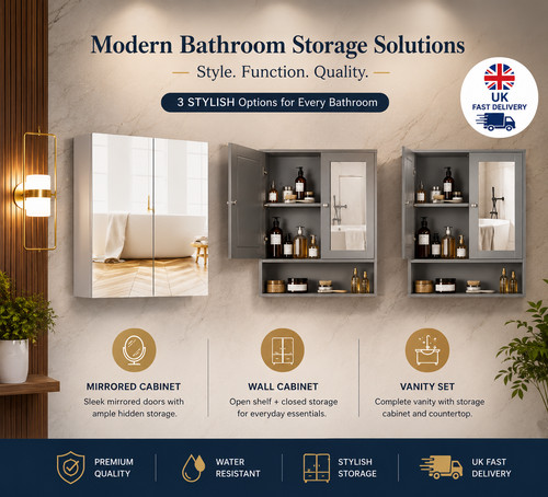 Bathroom mirror cabinet - cabinet, door