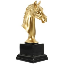  Horse Statue Figurines Statues Resin & Room Decor Decorative Head Ornament