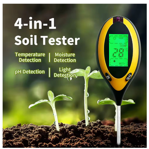 Digital soil ph - 4-in-1,