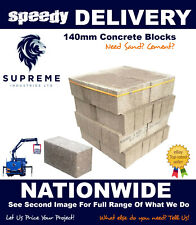 Concrete Block 140mm 7N  440x215x140mm FREE DELIVERY (Cheapest on Ebay)