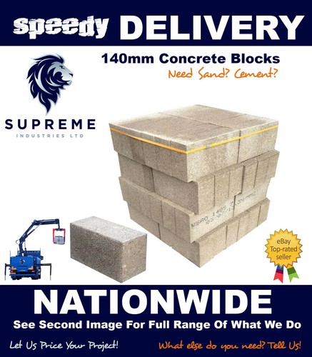 Concrete block 140mm - 140mm, 7n