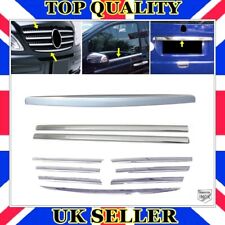 Chrome Front Grill + Window + Trunk Trim For Mercedes VITO W639 2003 to 2010