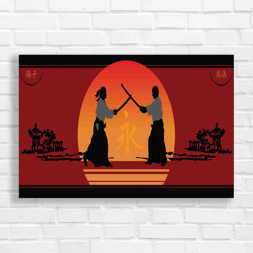 Japanese sunset warriors - sunset,
