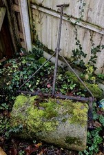 Antique Stone Garden Roller