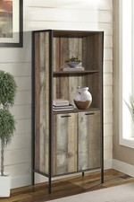 Tall Rustic Oak Sideboard