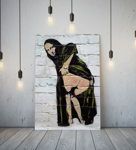 Banksy moona mona lisa - moona,