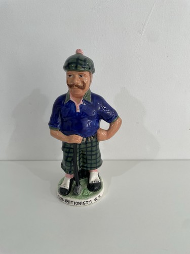 Ceramic golfer figurine - golfer, figurine,