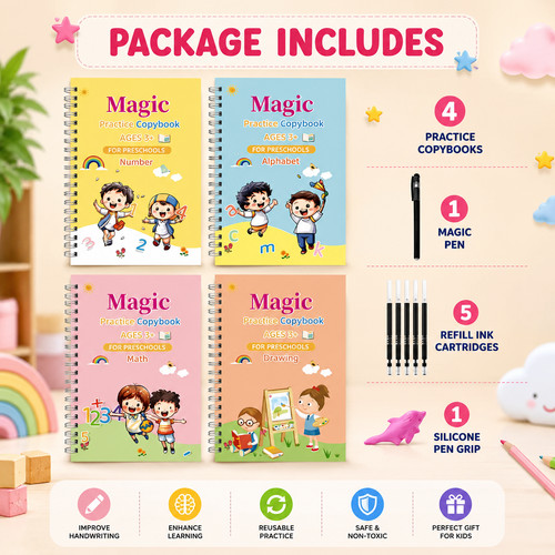 Magic practice copybook - magic,