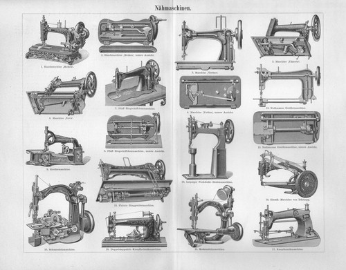 Sewing machines - , machine
