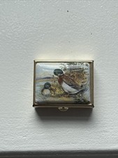 Vintage Mallard Duck Pill Box