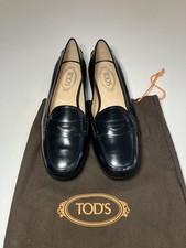 NEW Tod's Womens Black Loafer