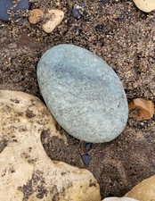 9.5cm Large Green Dragon Sea glass Egg piece Chunk Water Feature Slag Sparkle