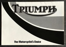 TRIUMPH MOTORCYCLE RANGE Sales