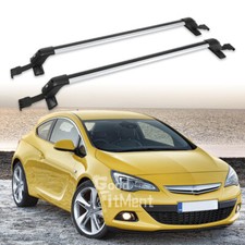 For Vauxhall Astra Lockable Bare Roof Rack Crossbars Anti Theft Cargo Carriers