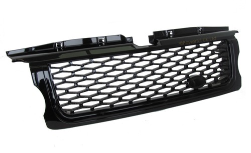 Black front grille - front,