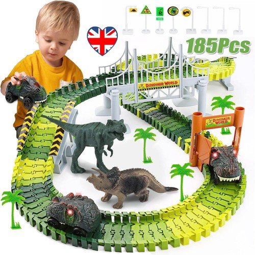185pcs dinosaur race - race, car