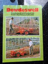 DOWDESWELL 650 ROTOVATOR SALES BROCHURE HOWARD GEM ROTAVATOR