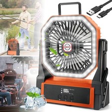 Camping Fan with LED Light -