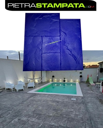Concrete floor stamp - concrete,