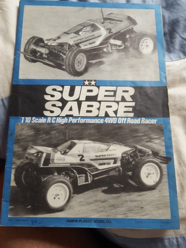 Tamiya super sabre manual - super,