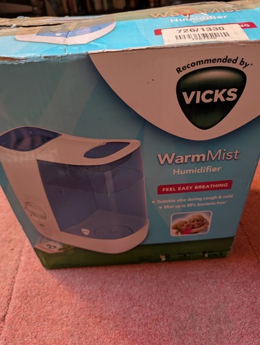 Vicks warm mist humidifier - vicks,