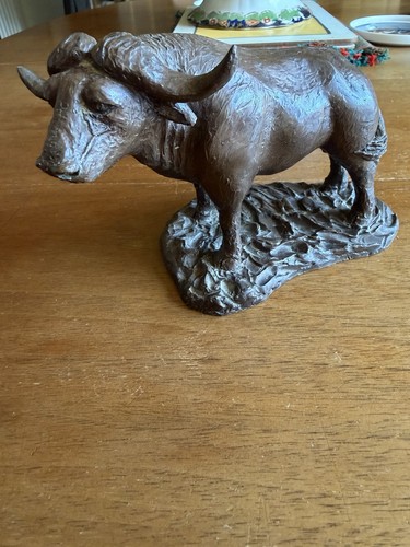 Vintage bronze cape bull - vintage,