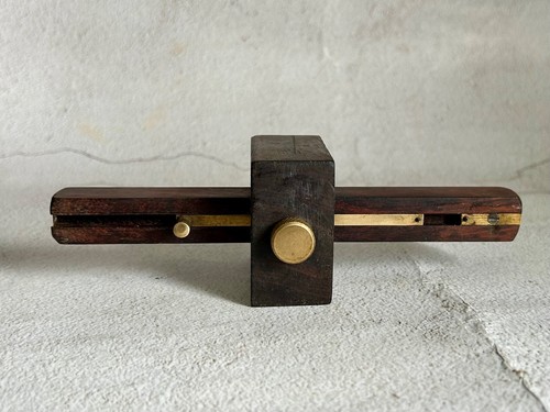 Antique mortise gauge wood - mortise, &